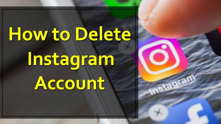 Instagram Account kaise delete