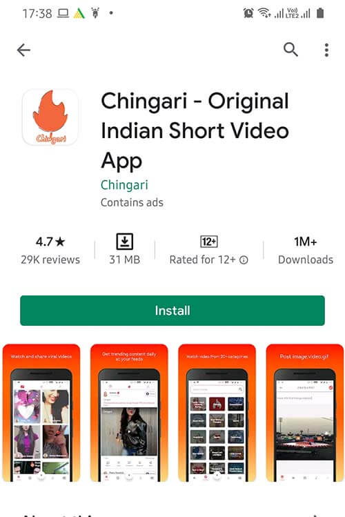 Chingari App क्या है
