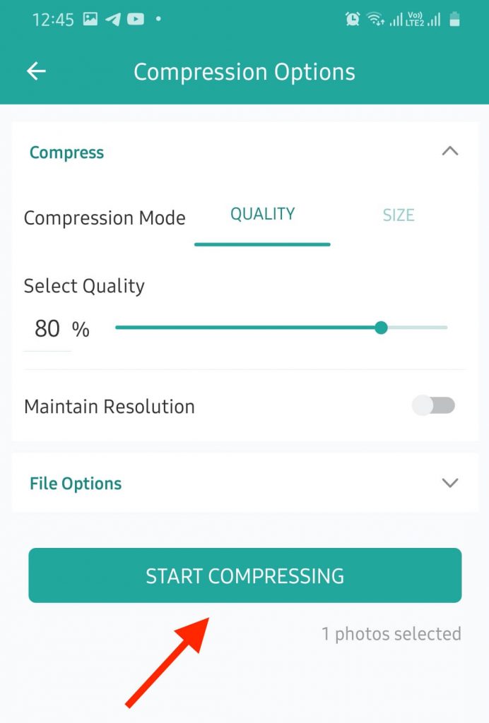 mobile app se photo size kaise km karen 3