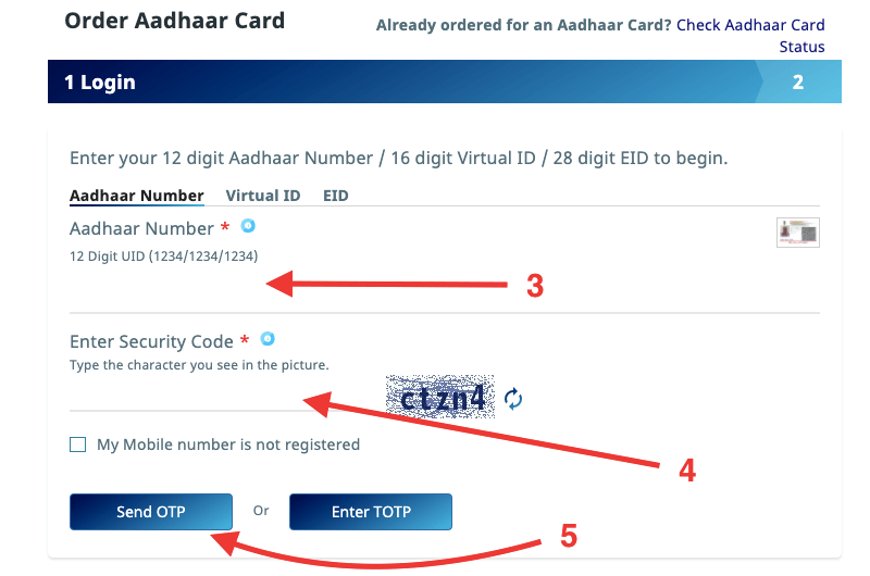 Aadhaar PVC Card कैसे Download करें?