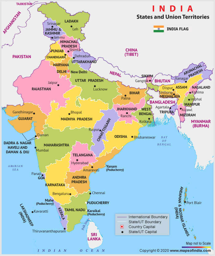 भारत में कुल कितने राज्य है
