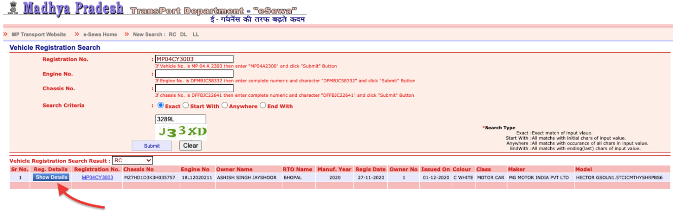 mp-vehicle-registration-search