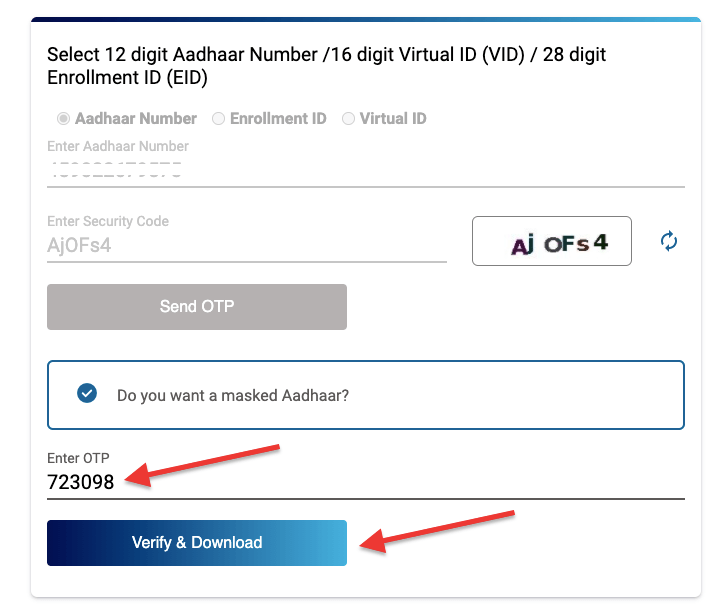 Aadhaar Card कैसे डाउनलोड करें