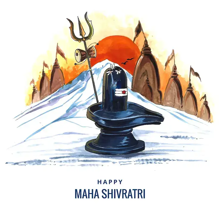Mahashivratri Wish with Shivling image