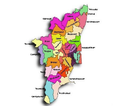 Districts in Tamilnadu