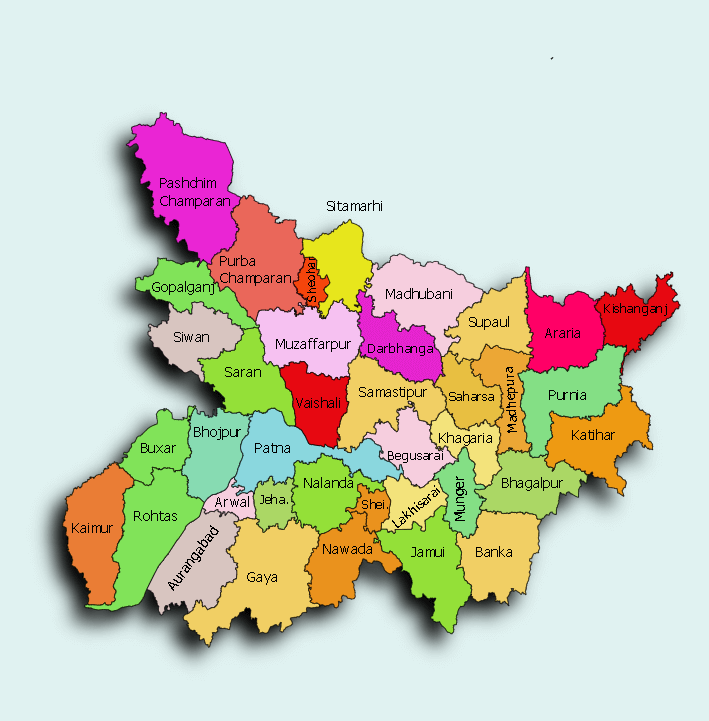 Districts in Bihar