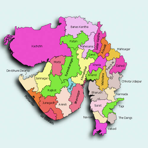 Districts in gujarat