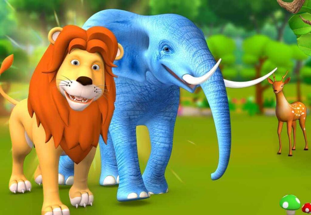 lion and elephant 21