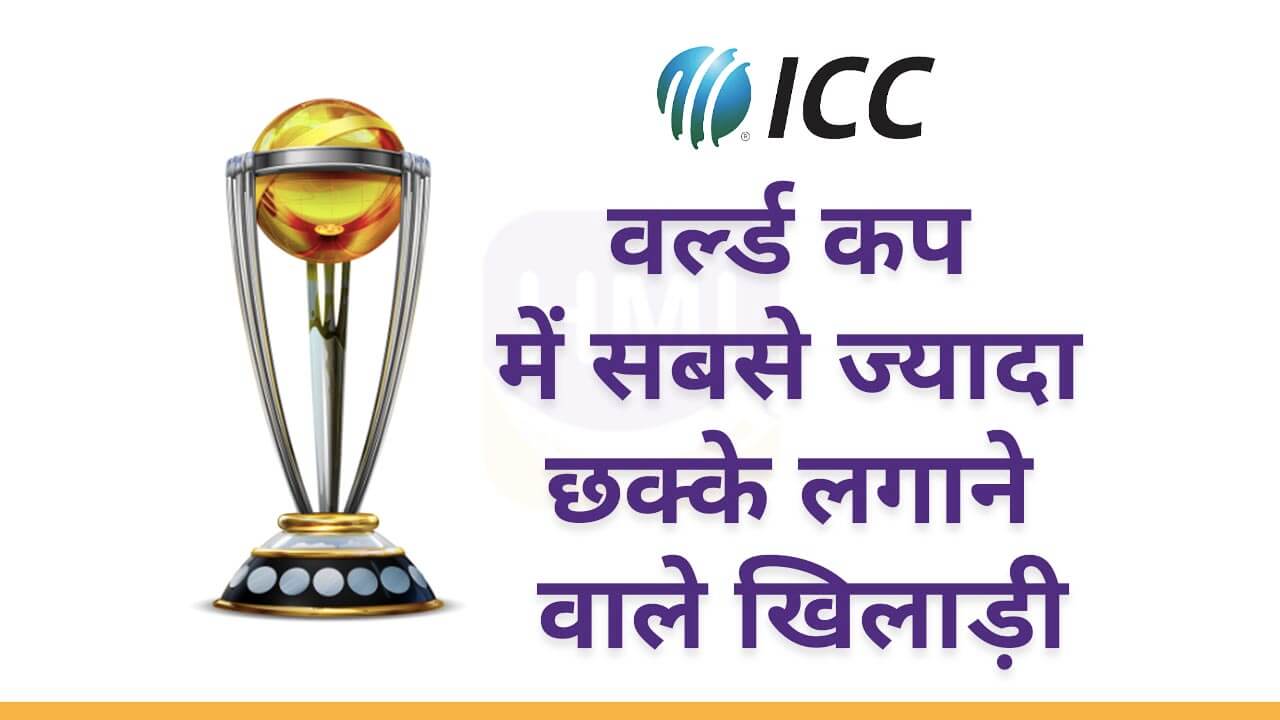 (Most Sixes in World Cup) वर्ल्ड कप में सबसे ज्यादा छक्के 2024